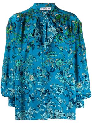 Givenchy floral print shirt - Blue