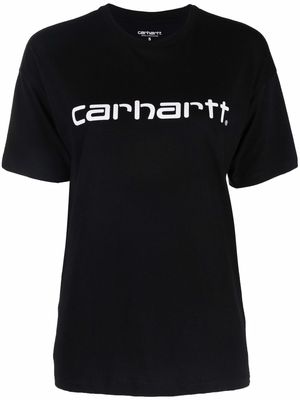 Carhartt WIP logo-print organic cotton T-shirt - Black
