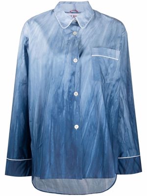 F.R.S For Restless Sleepers pipe-trim pajama shirt - Blue