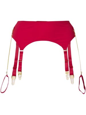 Maison Close Tapage Nocturne garter belt - Red
