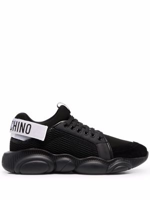 Moschino mesh-panelled chunky sneakers - Black