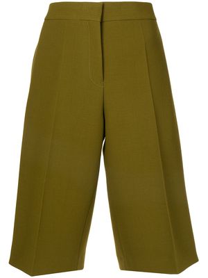 Jil Sander knee-length tailored shorts - Green
