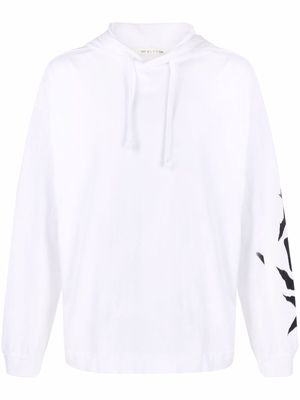1017 ALYX 9SM scar print hoodie - White