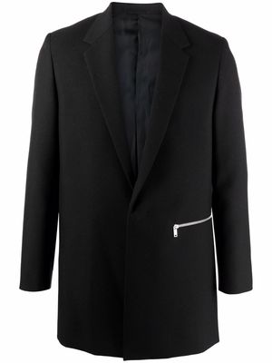 Jil Sander tailored single-breasted blazer - Black
