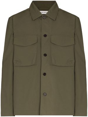 Wood Wood Fabian button-up military jacket - Green
