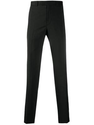 SANDRO slim-fit tailored trousers - Black