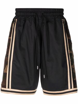 Just Don camo detail shorts - Black