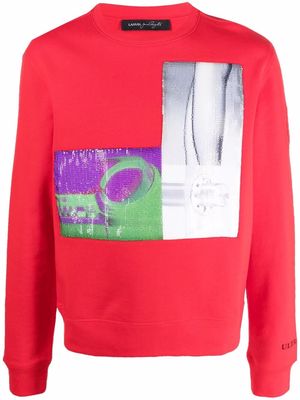 LANVIN Rosenquist Ultra Tech cotton sweatshirt - Red