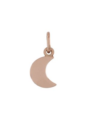 Dodo 9kt rose gold Moon charm - Pink
