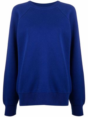Barrie crewneck cashmere-cotton sweatshirt - Blue