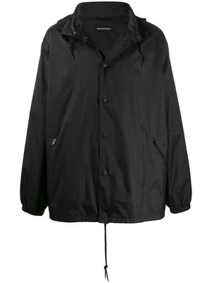 Balenciaga lightweight rain jacket - Black