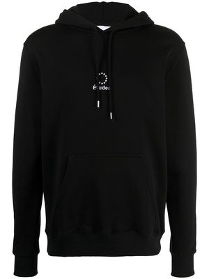 Etudes logo organic cotton hoodie - Black
