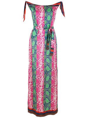 Amir Slama printed silk maxi dress - Multicolour