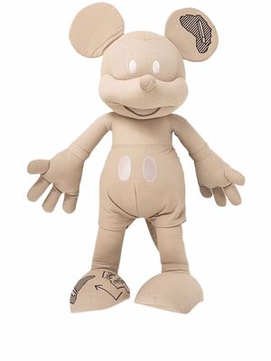 Daniel Arsham Mickey Mouse plush figure - Neutrals