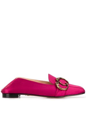 Charlotte Olympia panther buckle loafers - Pink