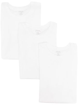 Calvin Klein round neck short-sleeved T-shirt set of 3 - White
