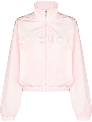 Givenchy logo-embroidered track jacket - Pink