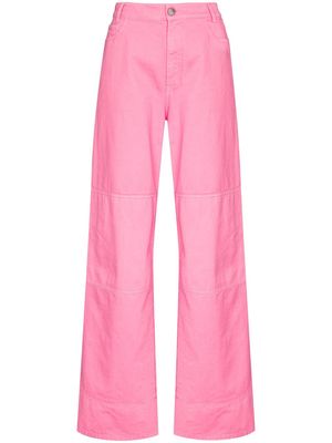 Raf Simons Workwear wide-leg jeans - Pink