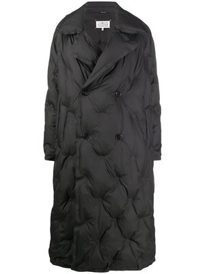 Maison Margiela padded long coat - Black