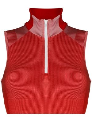 Y-3 Classic seamless crop top - Red