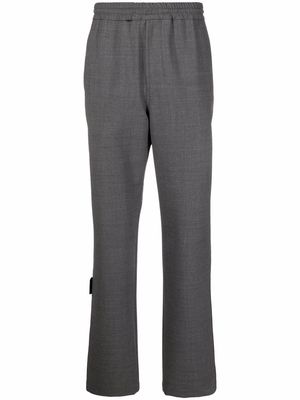 MSGM elasticated-waistband trousers - Grey