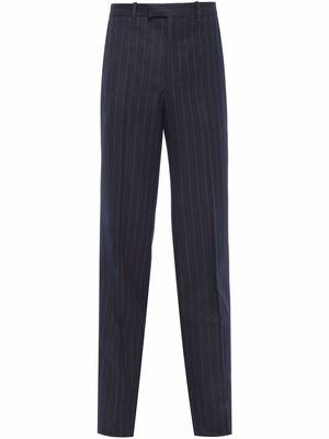 Prada striped tailored trousers - Blue