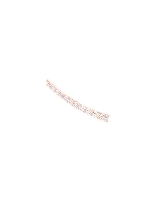 ALINKA 18kt rose gold DASHA SUPER FINE diamond right cuff earring - Metallic
