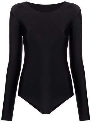 Loulou long-sleeve bodysuit - Black