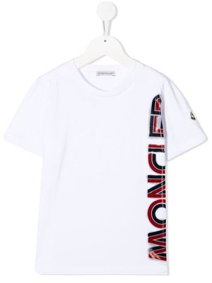 Moncler Enfant logo print T-shirt - White