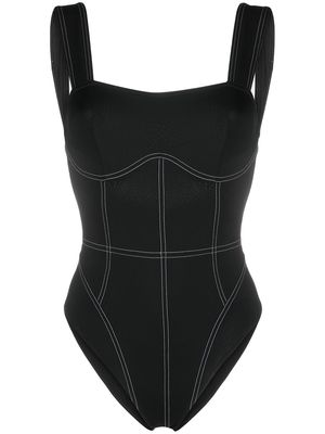 Noire Swimwear scoop-back one-piece swimsuit - Black