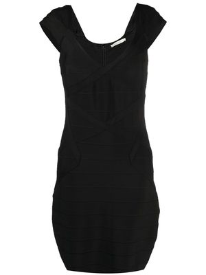 A.N.G.E.L.O. Vintage Cult 2000s panelled fitted dress - Black