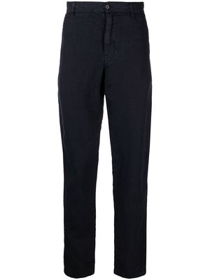 ASPESI straight-leg linen trousers - Blue
