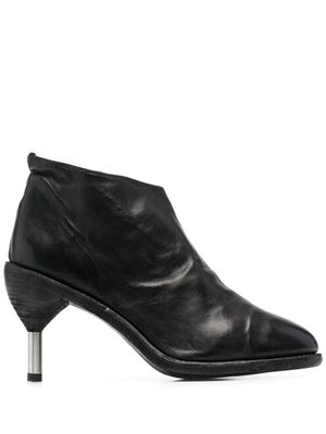 Guidi metal-heel ankle boots - Black