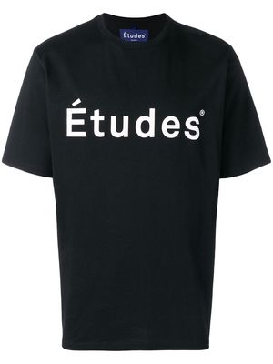 Etudes Wonder logo T-shirt - Black