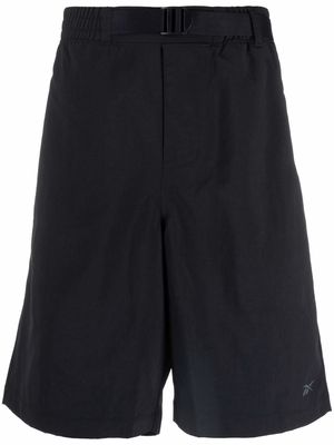 Reebok Utility wide-leg track shorts - Black
