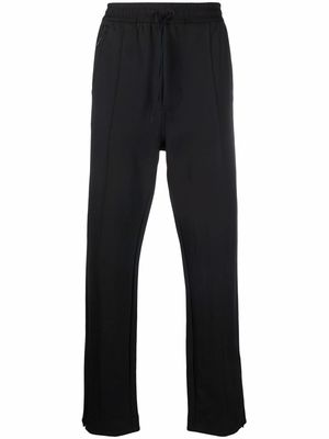 Y-3 elastic waist straight trousers - Black