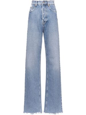 Miu Miu Miu Miu Club distressed jeans - Blue