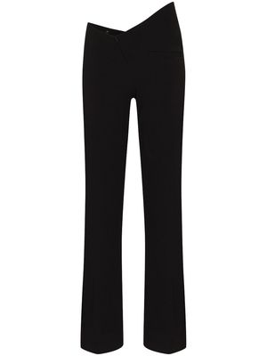 Supriya Lele asymmetric-waist tailored trousers - Black