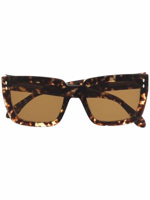 Isabel Marant Eyewear tortoise-shell cat-eye sunglasses - Brown