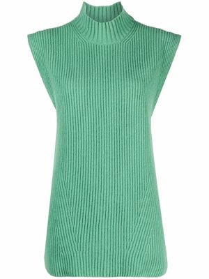 Erika Cavallini sleeveless knit top - Green