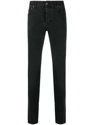 MSGM tonal-stitching slim-fit jeans - Black