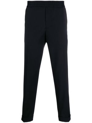 Filippa K Terry cropped slim-fit trousers - Black