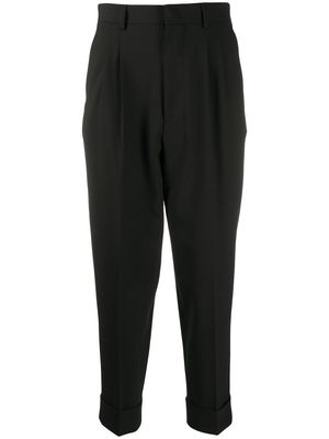 AMI Paris cropped tailored trousers - Black