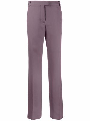 Acne Studios high-waisted straight-leg trousers - Purple