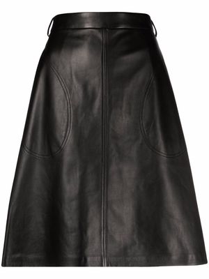 12 STOREEZ A-line mini skirt - Black