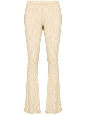 Holzweiler Dahlia knitted trousers - Yellow