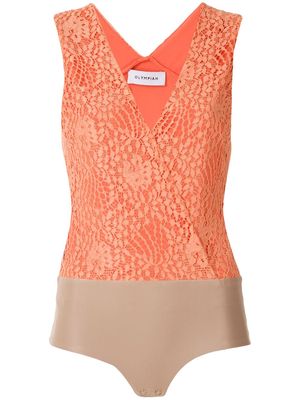 Olympiah Petale lace bodysuit - Orange