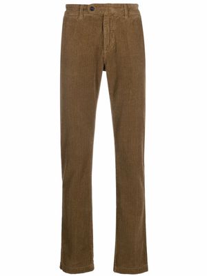 Massimo Alba corduroy straight-leg trousers - Brown
