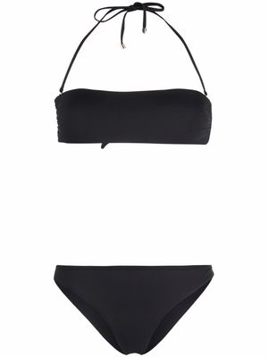 Manokhi halterneck bandeau-style bikini set - Black