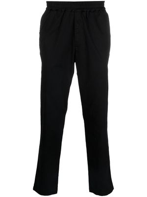 Barena elasticated waistband straight trousers - Black